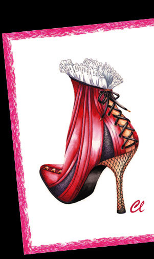 Claudia Lynch ShoeStories Corset Shoe