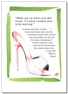 Claudia Lynch ShoesStories - Candy Cane Shoe Card