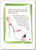 Claudia Lynch ShoeStories - Candy Cane Shoe Card